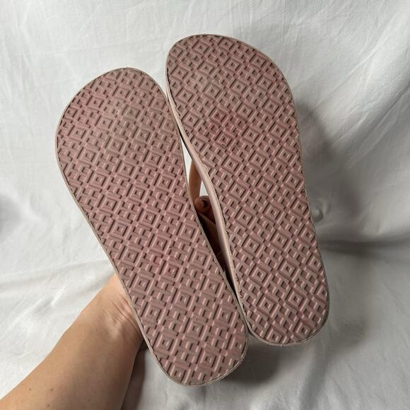 Tory Burch Sea Shell Pink Platform Flip Flop Womens Size 9 - Picture 5 of 7